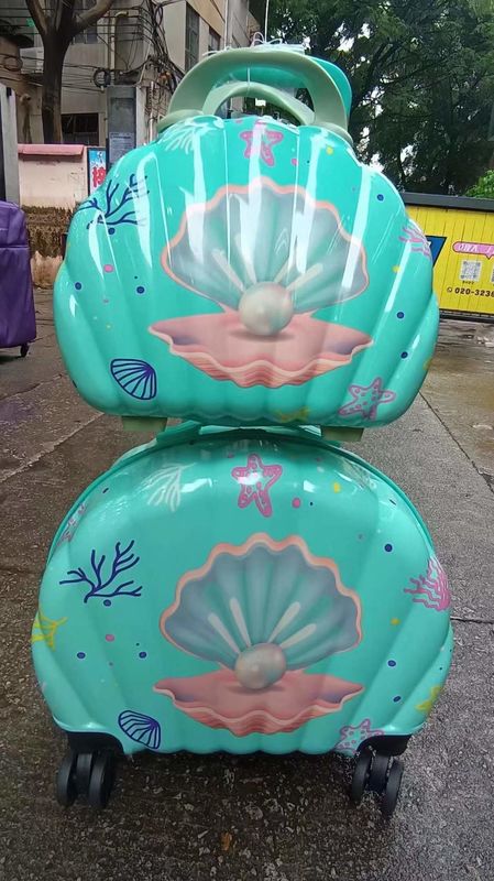 बच्चों के लिए सामान बॉक्स कार्टून शेल बच्चों के लिए ट्रॉली बॉक्स यूनिवर्सल व्हील बैग बैग बैग के साथ
