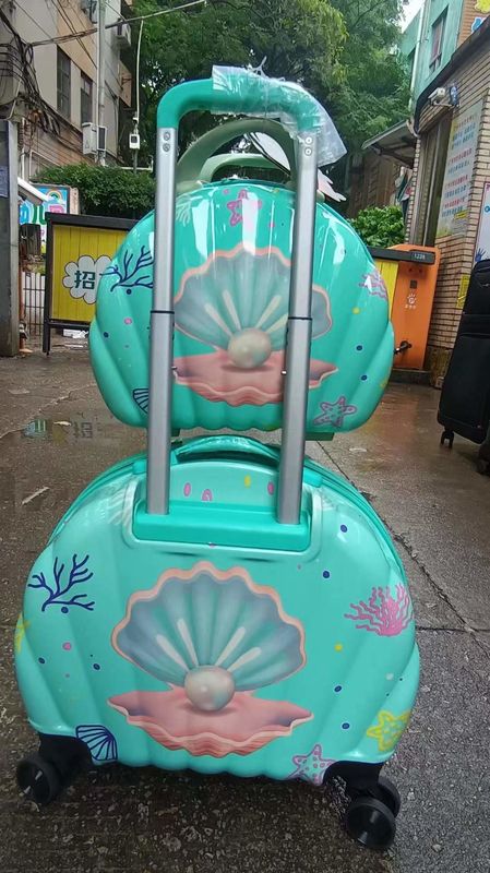 बच्चों के लिए सामान बॉक्स कार्टून शेल बच्चों के लिए ट्रॉली बॉक्स यूनिवर्सल व्हील बैग बैग बैग के साथ