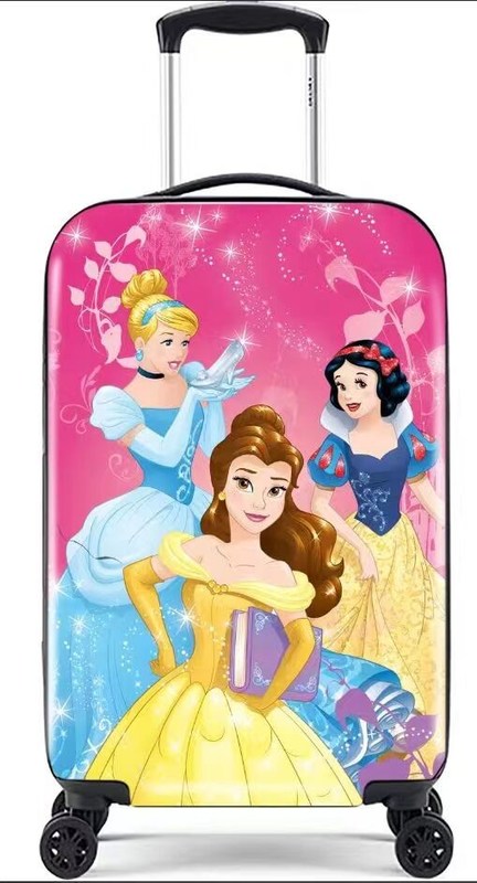 उच्च गुणवत्ता वाले पीसी यात्रा ट्रॉली मुद्रण पैटर्न सूटकेस सामान पर ले जाने के लिए हार्ड शेल सामान सेट