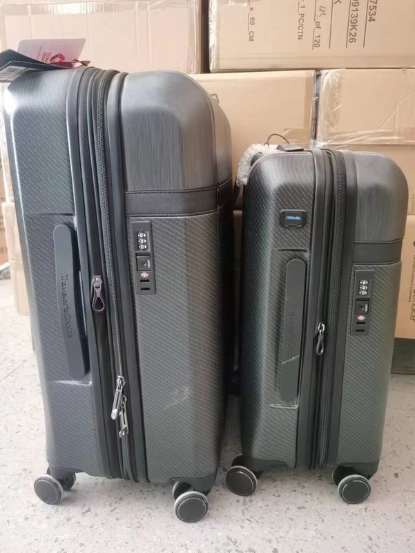 कैरी ऑन न्यू फैशन ट्रैवल हार्डसाइड एक्सपैंडल एबीएस+पीसी सामान यात्रा बैग ट्रॉली सामान सूटकेस