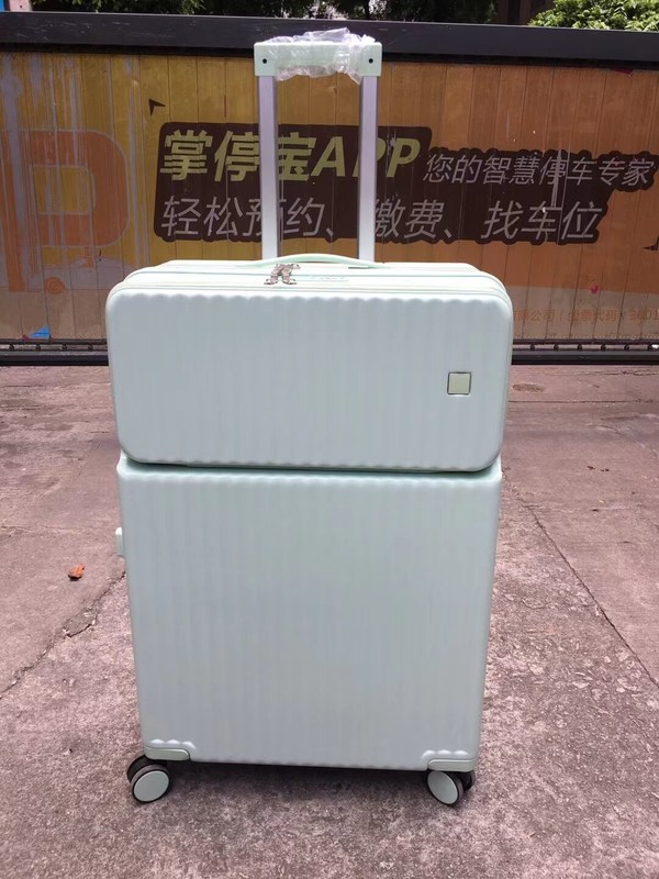 गर्म बिक्री पीसी स्पिनर मल्टीफंक्शन ट्रॉली यात्रा बैग जलरोधक कवर 4 पहियों सूटकेस सामान