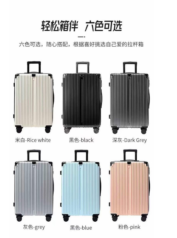 3 पीसी बड़ी क्षमता हल्के ट्रॉली हार्ड शेल सूट सेट यात्रा बैग नमूना सामान सूट सेट 3 पीसी