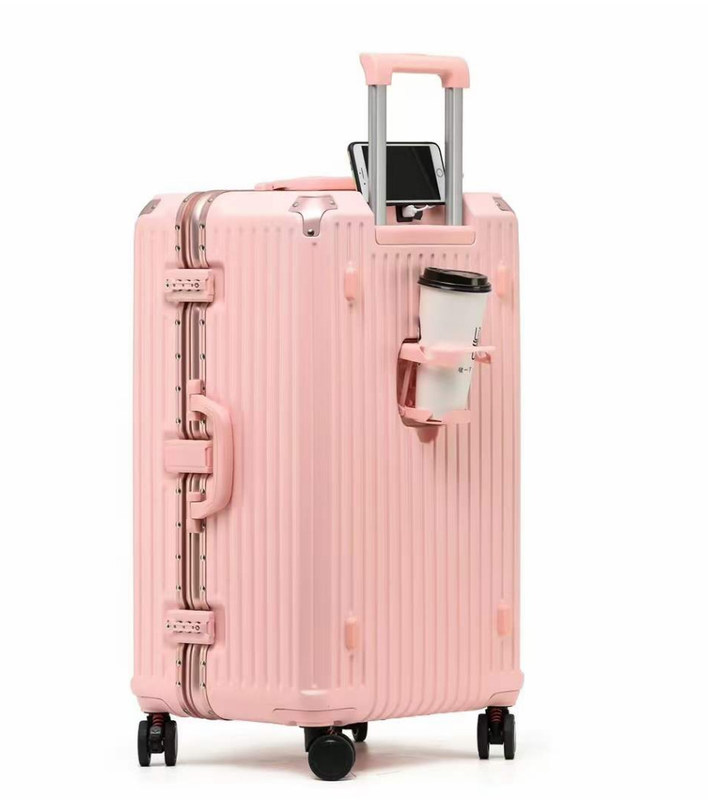 बड़ी क्षमता वाली वाटरप्रूफ सॉफ्ट ट्रैवल ट्रॉली एब्स या पीसी कैरी-ऑन बैग सेट बैग ट्रैवल बैग