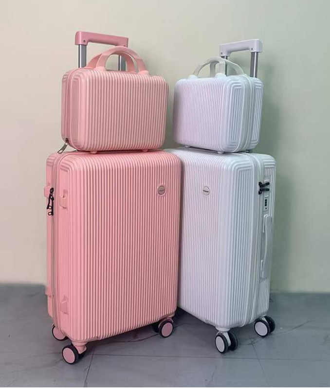 थोक अनुकूलित नई डिजाइन उच्च गुणवत्ता वाले हल्के पीसी सामान ट्रॉली यात्रा सामान सूट सेट