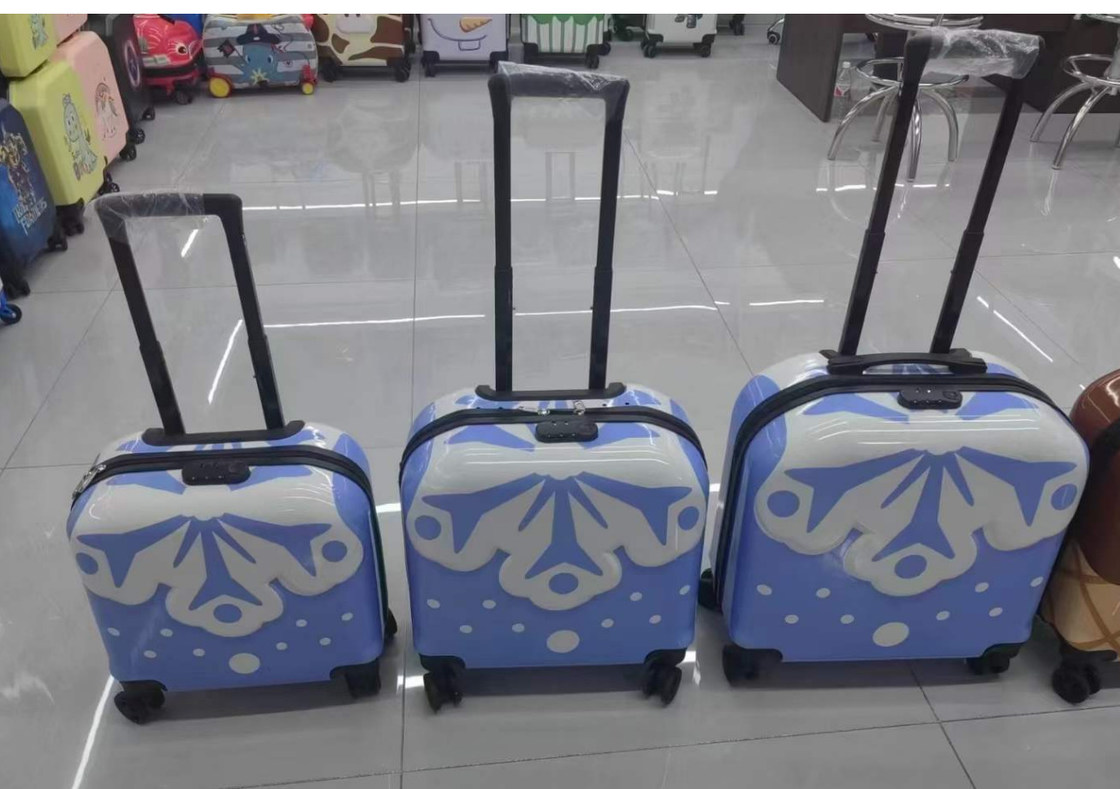 कारखाने की कीमत 18 इंच अनुकूलित लोगो स्वीकार करें बच्चों के लिए लड़का लड़की यात्रा के लिए सामान ले जाने के लिए